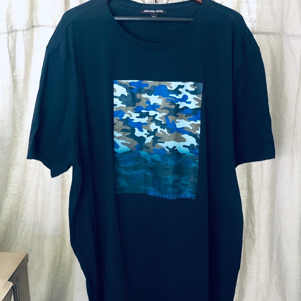 Michael Kors fashion T-shirt navy 4XLT